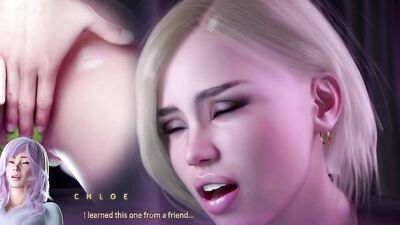 Apocalust - Threesome Fucking With Two Sexy Sluts, Two Beautiful tight asses gets fucked - 3D Porn Games