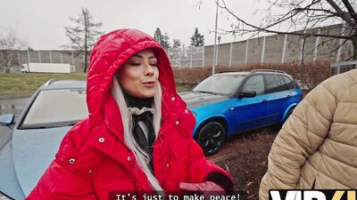 VIP4K. Fucking hot blondies Daruma Rai and Veronica Leal after playing superspies