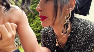 HUNT4K. Brunette Lola Danger gave Hunter the best deepthroat he ever had