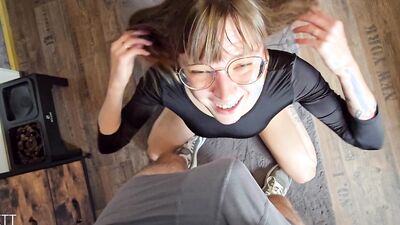 Gymnastic couple creampie!!