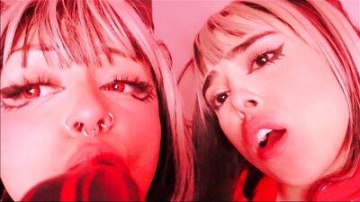 Sexy Demon Succubus Eating Virgin Pussy Halloween Special