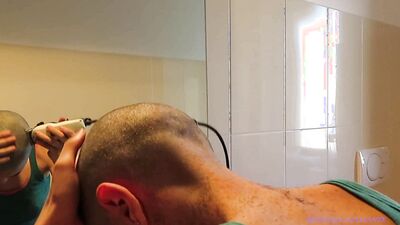 Italian Girl Shaves Her Head to Zero