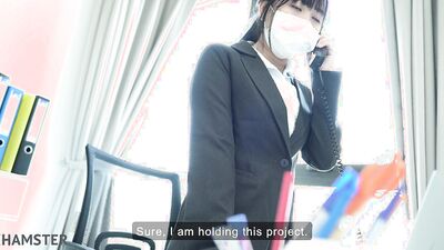 Office Female Manager Horny with her male Staff