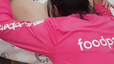 i teased the delivery man, to eat my pussy and fuck me so hard