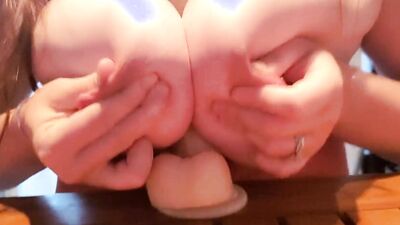 Wife's Big Nipples Get Played with Sucked and Fucked