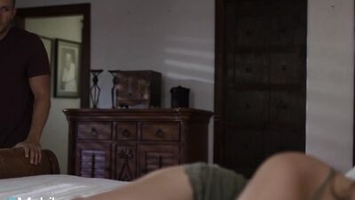 ADULTMOBILE - Cute Blonde Harley King Gets Comforted With A Passionate Fuck By Her Stepbrother