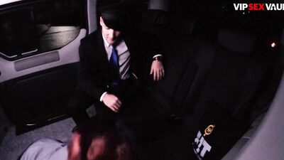Redhead Vanessa Shelby Pounded In The Taxi - VIP SEX VAULT