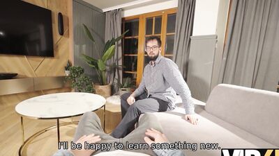 VIP4K. Me and Veronica Leal fucked a fake kinky king’s chick Fibi Euro and played with his balls