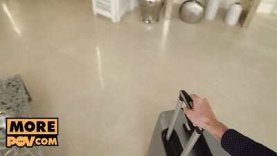 Ebony beauty Romy Indy ues her sexual skill to make you stay