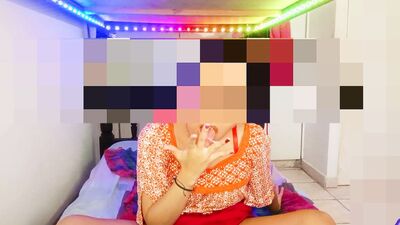 Spanish teacher, she becomes your sex teacher, she wants to masturbate her vagina hard, put her fingers fast