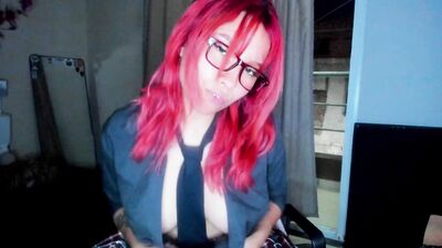 The most perverted schoolgirl begs for your cum