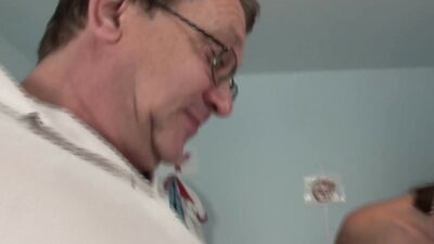 Christmas party in the doctor's office turns into a sex