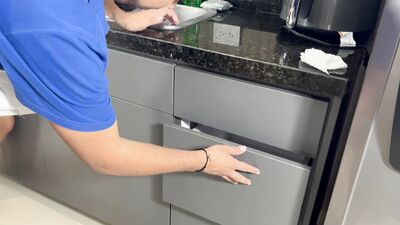 The maintenance guy catches me very hard