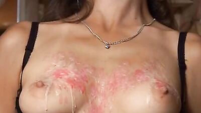 Sexy German slut tied up and fucked hard in a log cabin