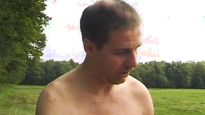 Outdoor sex he fucks two mature pussies in the park