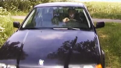 Outdoor sex he fucks two mature pussies in the park