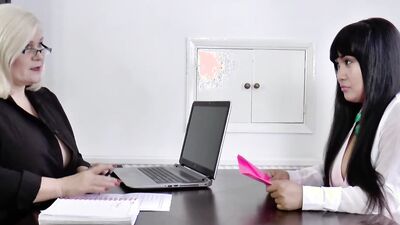Mature Lacey Starr And Latina MILF Lesbian Massage OLDNANNY