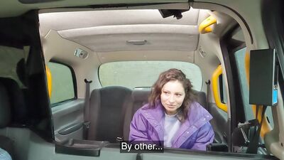 Fake Taxi MILF offers her SHAVEN pussy to pay for her ride