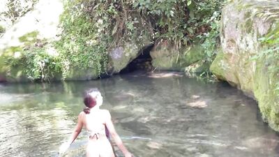 I Fuck Unknown Latina Girl While She Takes a Nice Dive in the Lake
