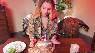 HUNT4K. Hunter ran into a sexy chick in public and fucked her in the fortune-telling salon