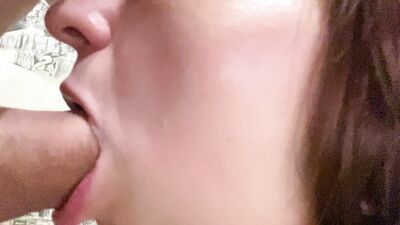 Shots of Sperm Right in the Mouth