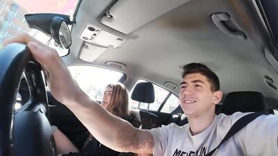 Interracial Sex With Ebony Babe Luna Black after Picking her with my Car on the Street