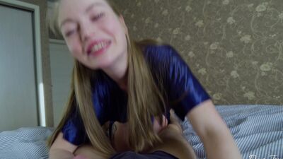 Stepsister teaches you how to fuck well
