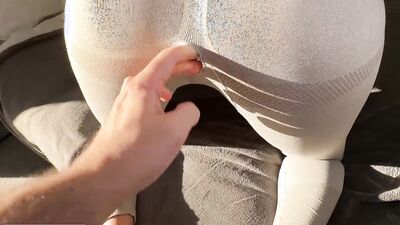 Horny Step Sister Wants Her Yoga Pants Ripped and Her Tight Pussy Fucked
