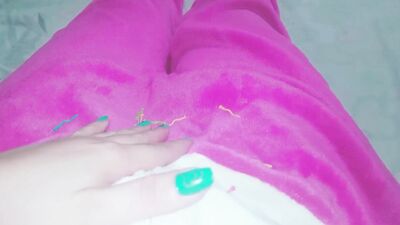 Morning Delight Solo: Onesie-Clad Cutie Rubs to Climax in HD