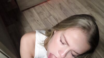 I happened to see my stepsister jerking off, and she wanted to suck my dick.. Part Part 1