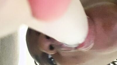 Solo Female Takes Her Time Slowly Sensually Pleasing Her Pretty Ebony Pussy