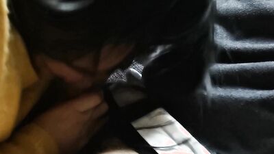 I empty the balls of 2 roommates to thank them for hosting me (+18)