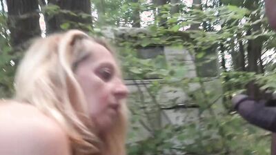 Louise du lac a blonde milf gets fucked by the lake