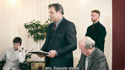 MATURE4K. Old Elle with huge tits fucked her gardener in doggy and ended up in court