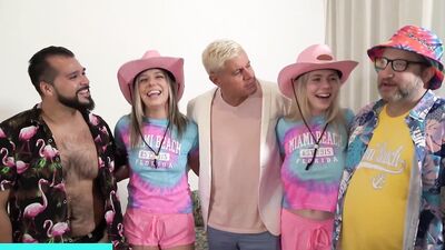 Teddy Takes the Plunge into Rebel & Lana's Asses & Pussies!