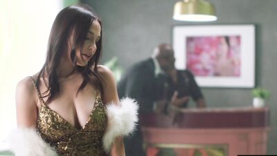 Deeper. BBC-Hungry Tiny Brunette Rissa May Shows Her Star Potential