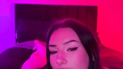 British Goth huge boobs ASMR dirty talk