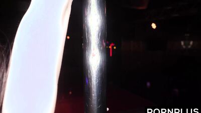 Stripclub Slut Empties Her Clients Balls With Her Cunt