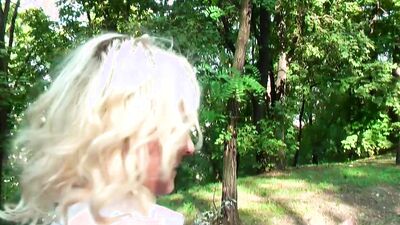 Jasmin Rouge - Outdoor blowjob