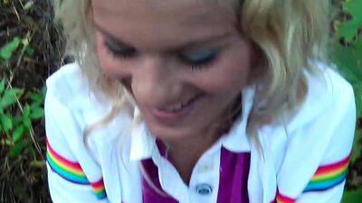 Jasmin Rouge - Outdoor blowjob