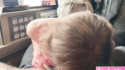 Horny Real Couple Fucking While Travelling in Amtrak Train