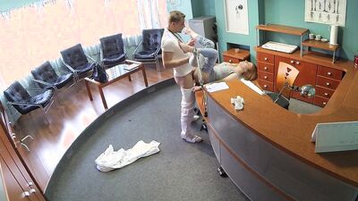 FEET Loving Doctor CUMS TWICE with a Redhead with Great Sexual Skills - Fake Hospital
