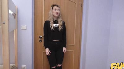 Fake Hostel - Pretty young backpacker with tight pink pussy FUCKS like she means it