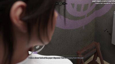Tomb Raider Lara Croft Teen With Big Tits Glory Hole BBC Blowjob And Cum In Mouth - Croft Adventures - 3D Animated Game - #1
