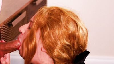 British Redhead Student Nurse Sucks A Patient's Cock