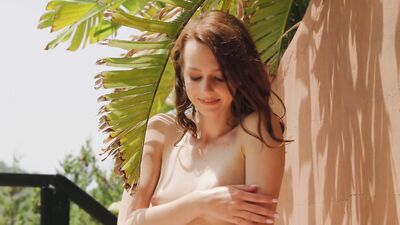WOWGIRLS Beautiful model Amber playing with her pussy in this video