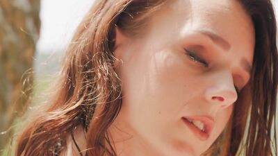 WOWGIRLS Beautiful model Amber playing with her pussy in this video