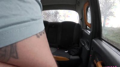 I'm Sorry my MASSIVE NATURAL BOOBS have just fallen out - Female Fake Taxi