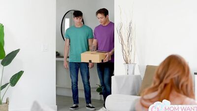 Sophia Locke Gets Her Pussy and Mouth Fucked Simultaneously by Stepson and Friend S5:E5