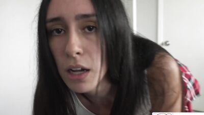 Slutty Brunette Mariana Flores Will do ANYTHING to Get Stepbro's Cum Inside Her S6:E10